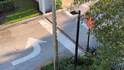 My place is next to this gate. Headphone users beware!