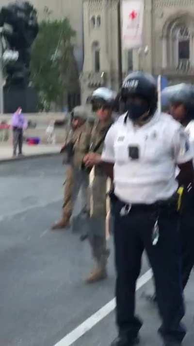 Kindergarten Teacher Arrested Passing Out Flowers To Philadelphia Police, Crowd Chants “Let Her Go!”