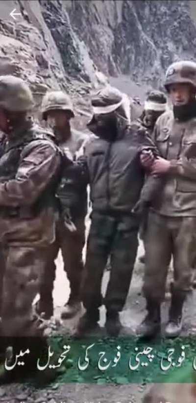 A mysterious video of Chinese troops transferring injured Indian soldiers somewhere... I truly wonder what happened