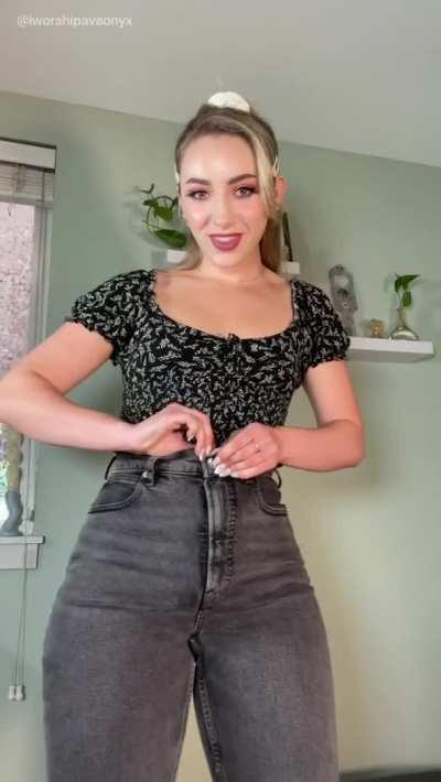 Do these jeans make My cock look big? 😉