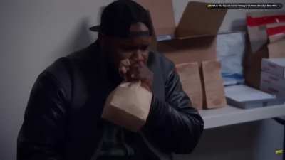 Reanactment of me showing Invincible clips to my parents