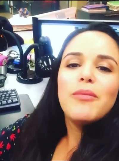 Melissa Fumero aka Amy Santiago from Brooklyn99.
