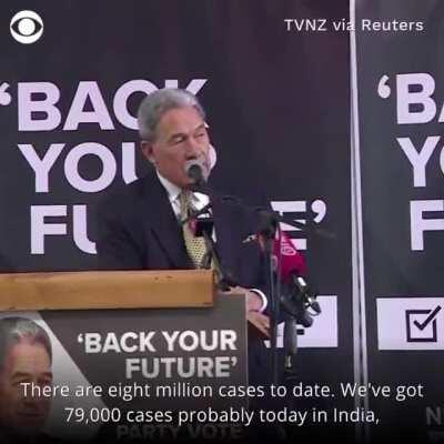 “Sorry sunshine, wrong place”: New Zealand Deputy Prime Minister Winston Peters shuts down American coronavirus skeptic