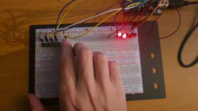 4 Bit Adder on Arduino