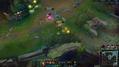 Hail of Blades Bard so that I can shove 3 Meeps in their faces for the duration that they are stunned from my Q.