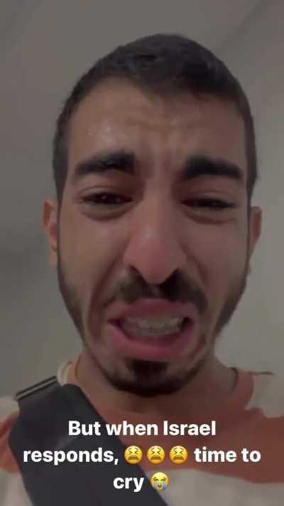 When you cheer for Hamas, make sure you can eat the bullets meant for them too.