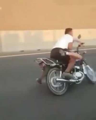 WCGW doing wheelies