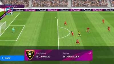 This goal by ronaldo definitely needs to be nominated for peskas (campaign lvl223)