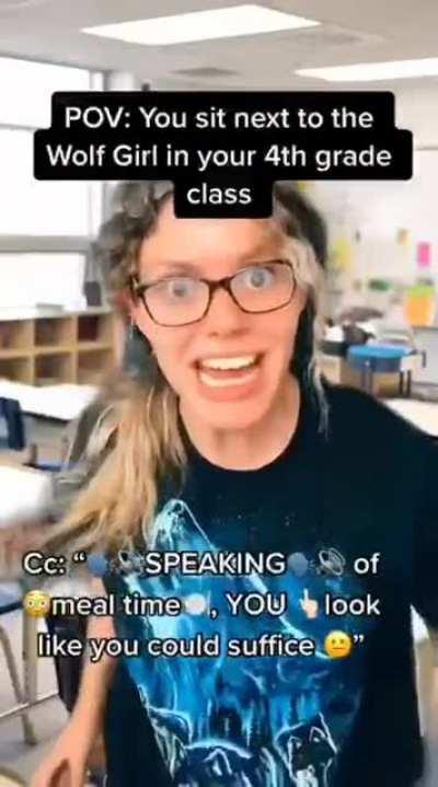 So I put the dog down