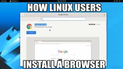 How Linux Users ACTUALLY Install a Browser