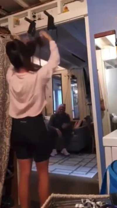 All those mirrors, but not one shot of . . . well, you know.