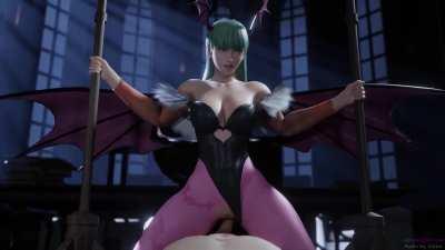 Morrigan on top (LazyProcrastinator, Volkor) [Darkstalkers]