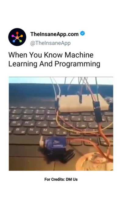 When You Know Machine Learning And Programming