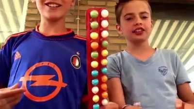 A gumball caused this..