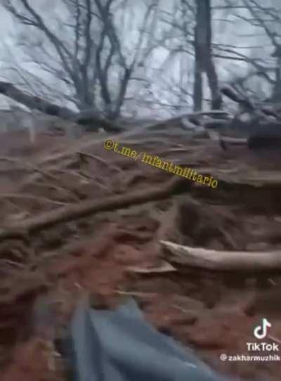 A wild delegation visit Ukrainian trenches