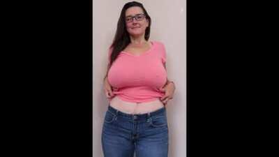 Titty Drop with Pierced Nipples! Wanna suck on them?