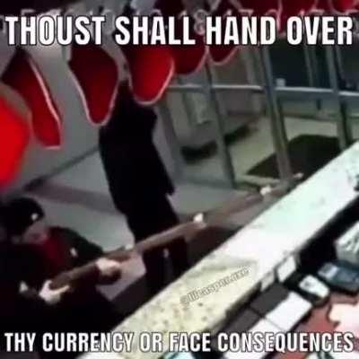 Hand over thy currency