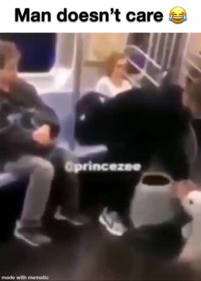 This guy just took a shit on the fucking train