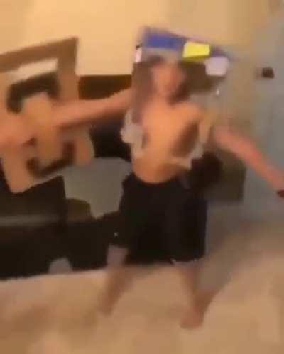 Little man got to cocky