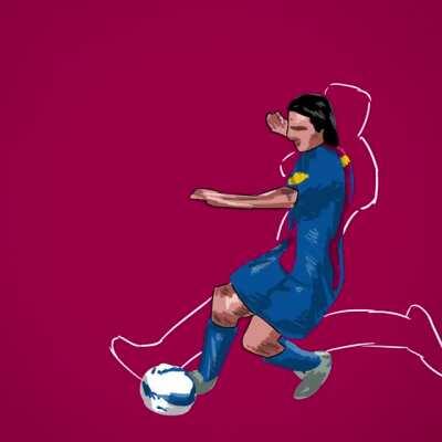 Lionel Messi Goal vs Getafe (Rotoscope Animation)