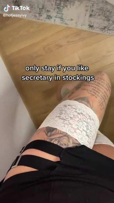 are you a fan of secretaries in stockings?