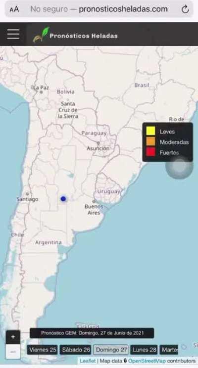 Se vienen dias muy frios