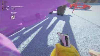 He slam dunked Mr. Bear!