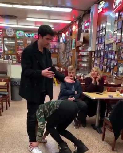 HMB while we do something stupid in a restaurant