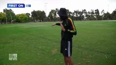 Dad bashes guy for running to close to them cause he might have covid