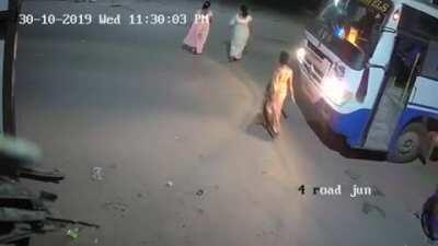 Woman Gets Crushed By Bus After Getting Off It