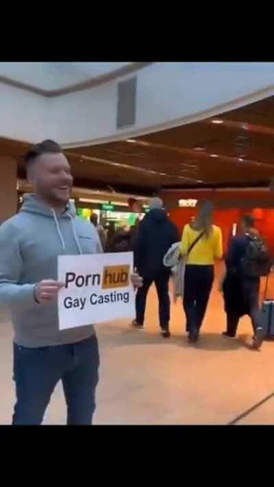 That's one way to pickup your friend from the airport 