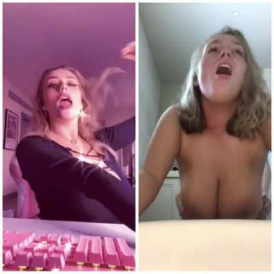 Look at those tits bounce