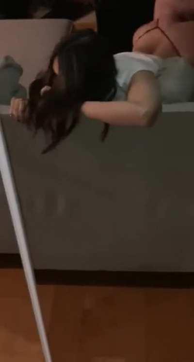 She’s clearly enjoying herself