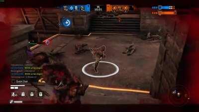 One of my finest moments as a super nooby Gladiator