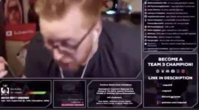 James getting mad at Johnny gargano