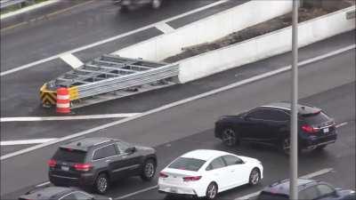 DC driver on I-395 living up to the stereotype that they are more important than everyone else.
