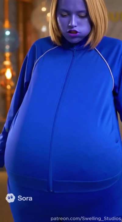 Sora 2 Blueberry Inflation Experiment