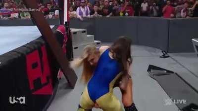 Charlotte getting a handful of Nikki