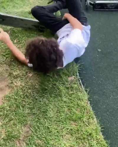 WCGW doing scooter tricks when there are things in the way