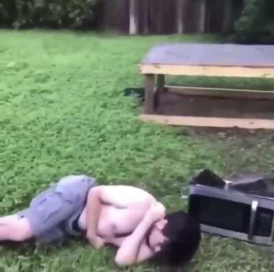 Last one got upvots so here’s microwave