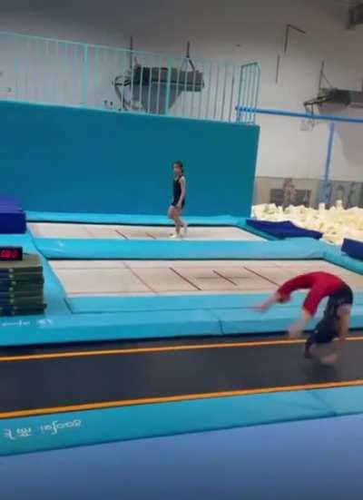 An Olympic champion in the making.