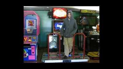 Both times Adam Lanza showed his face after playing Dance Dance Revolution slowed down