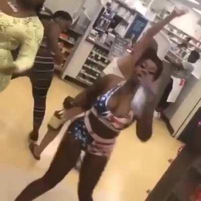 I think it was the slapping sound that got me