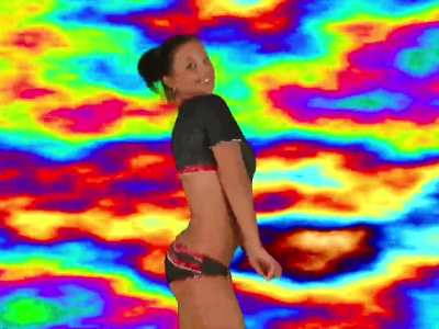 Christina Model - Psychedelic Bouncing Boobs