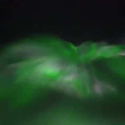 The northern lights in real time
