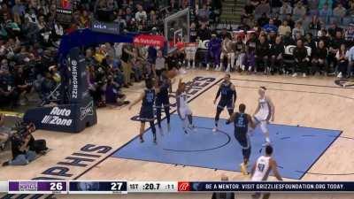 [Highlight] Jaren Jackson Jr with the Double Block in 1 possesion