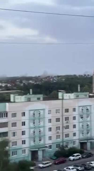 The residential areas of the City of Belgorod were again subjected to terrorist indiscriminate shelling from MLRS by the Ukrainian army (video)