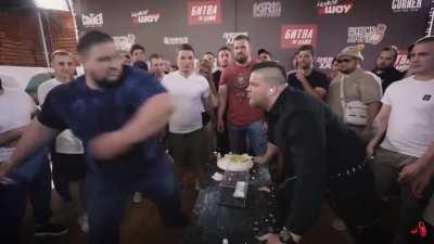 Probably my favorite 1 hit KO from Russian Slap Boxing