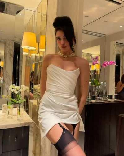 Jerking to Dua has become a daily part of day... Especially when she teases like this