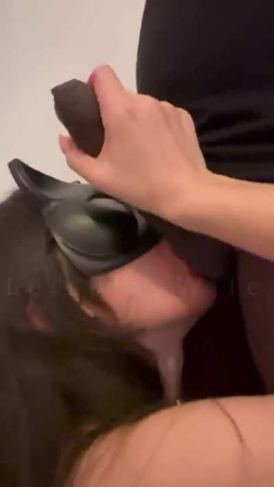 Just look at me playing with a big black dick. I think every good wife deserves it at least once in their life. But when they try it - they never can stop :P